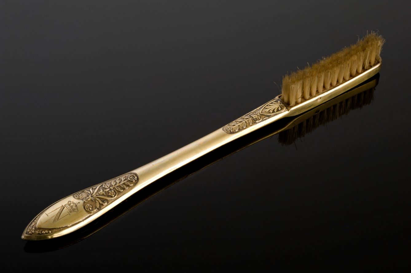 An image of Napoleon's toothbrush